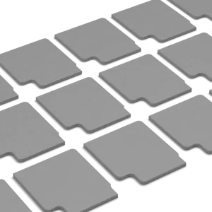 不含矽的導熱墊片（Non-Silicone Thermal Pad），稱作非矽型導熱墊片，是專為避免矽氧烷（Siloxane）揮發及矽油析出問題而設計，適合對矽敏感的產品應用，如光學、醫療、精密電子等領域。雖然成本較高，但能有效避免矽型材料帶來的污染與故障風險。