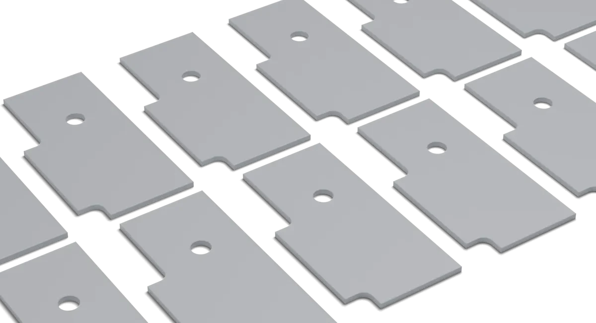 PK700 thermal pad is a thermal interface material (TIMs) designed to reduce thermal interface resistance between heat sources and heat sinks, with wide applications from CPU/GPU cooling to automotive electronics. Compliant with RoHS/REACH , it is also suitable for medical equipment/food machinery. With Shore OO/55 hardness, it offers excellent flexibility, compressibility, insulation properties, and available with customized cutting and die-cutting services.
