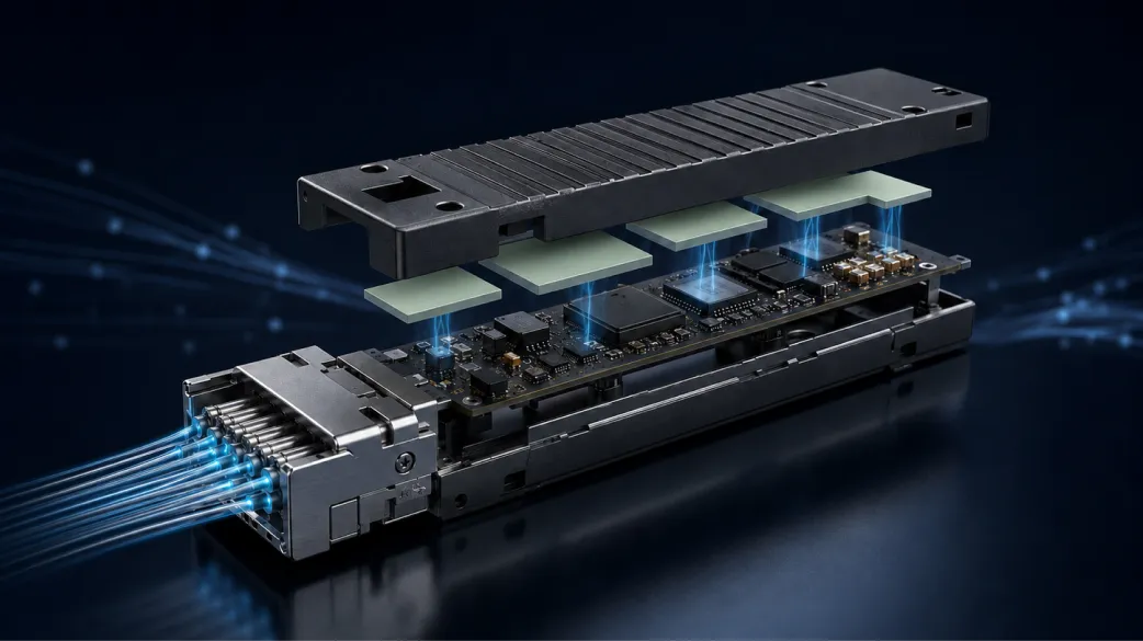 Non-Silicone Thermal Interface Materials for AI Optical Module Cooling